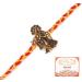 Ghasitaram Gifts Rakhi for Brother Rakhis Online - L-1 Krishna Rakhi with 400 GMS of Kaju katli