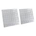 Retasica 36/64grids Nail Art Rhinestones Storage Box Grids Nail Charms Jewelry Decoration Box Acrylic (Round) 2Piece