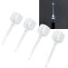 4-Piece Ear Cleaner Set | Silicone Earlopes & Ear Wax Removal Tools | Compatible with Ear Waxing Endoscope & Listening Amplifier - Buy Online on GoSupps.com