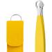 AWHAO Universal Tweezers for Trimming Nose Hair Round Tip Tweezers Precise Professional and Safe Nose Hair Tweezers Yellow with Pouch - Buy Online on GoSupps.com