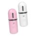Healeved 2pcs Moisturizing Sprayer USB Face Handy Sprayer Facial Humidifier Handheld Skin Steamer Abs
