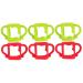 Vaguelly 6 Pcs Silicone Bottle Handle Bottle Handle Silicone Bottle Handle Milk Bottle Accessories Milk Bottle Handles Bottle Handles Newborn Silica Gel Feeder Grip 13.00X7.00X6.50CMx3pcs Assorted Colorx3pcs