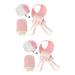 minkissy 2 Sets Bath Towel Loofah Suit Back Scrubber for Shower Loofah Back Strap Exfoliating Back Scrubber Back Strip for Shower Body for Men Towel for Shower Brush Sponge