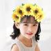 Kalsfisuia Sunflower Hair Accessory Polyester Beach Hair Decoration Simulation Flower Hair Hoop for Women and Girl - Buy Online on GoSupps.com