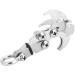 Stainless Steel Climbing Claw - Foldable Grappling Hook & Carabiner for Outdoor Survival Mountaineering & Hiking - Buy Online on GoSupps.com