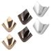 Beavorty 3 Pairs Metal Shoes Pointed Protector Solid Color High Heels Toe Cap Elegant High Heels Tip Cover Durable Shoes Tips Cap for Shoes Protection Repair Decoration