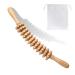 Fascia roll wood massage roller wood with handle anti -cellulite massage massage device fascia stick wood for muscle relaxation body shape gua Sha massage beech