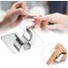 Tumnea Nail Mixed Palette - Stainless Steel Ring Manicure Tool | Eyeshadow Color Mixing Palette for Nail Polish & Foundation - Buy Online on GoSupps.com