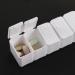Buy White Portable 7-Days Braille Pill Box | Travel-Friendly Medicine Organizer for Vitamins & Supplements - Buy Online on GoSupps.com