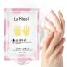 Lamilee Hand Peel Mask Milk Gloves Moisturizing Repair Rough and Dry Skin for Men and Women SPA Gloves for Hands Exfoliating Hand Peeling Masks for Soothing and Whitening Rough Skin(1 Pairs)