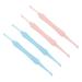 WRITWAA Dual-Head Spiral Ear Wax Remover Tool 4-Piece Ear Cleaning Set for Home Use Random Color