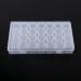Buy Clear Plastic Tablet Box - 28 Slots Adjustable Medicine & Jewelry Organizer for International Shipping - Buy Online on GoSupps.com