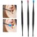 Spiral Ear Wax Remover Set - 7pcs Soft Silicone & Stainless Steel Ear Cleaning Tools - Buy Online on GoSupps.com