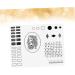 Healeved Manicure Mat Tools Nail Sticker Guide Nail Art Stamping Mat Nail Accessories Nail Art Transfer Tool Nail Stamp Plate Nail Art Mat Nail Art Tool Earth Tones Nail Supplies 40.5*30.5cm As Shown - Buy Online on GoSupps.com