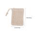 FRCOLOR 8 Pcs Cotton Linen Soap Pouches - Natural Sisal Drawstring Bags for Soaps | Eco-Friendly Durable & Perfect for Women - Khaki Color - Buy Online on GoSupps.com