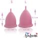 Avaloona Menstrual Cup - Small Red | Made in Germany | Hygienic Sustainable Vegan | Fairtrade Organic Cotton Bag - Shop Internationally! - Buy Online on GoSupps.com