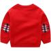 ESHOO Christmas Deer Knit Pullover Sweater for Boys Girls | Xmas Jumper 4-5 Years, Kids Red - Buy Online on GoSupps.com