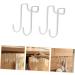 ABOOFAN 4 pcs 1 Set Racks Door White Hat Back Durable Hanging Punch- Clothes Hanger Stainless - Buy Online on GoSupps.com