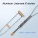 Medical Underarm Crutches Crutches for Walking Aluminum Crutches Comfort Handle Crutches for Walking Rehabilitation Training Independence - Buy Online on GoSupps.com