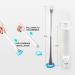 Simpls Toilet Bowl Cleaner Wand Disposable Storage Cleaner Brush and Holder with 16 Cleaning Refills Bathroom Cleaning - Buy Online on GoSupps.com