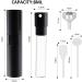 Darbermu 8ML Refillable Travel Perfume Atomiser Spray Bottle - Portable Mini Aftershave Atomiser for Vacation - Black - Buy Online on GoSupps.com