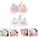 Buy Gatuida Unicorn Eye Patches - Soft Plush Sleep Masks for Kids | 4 Pcs Eye Covers & Blindfolds - Ideal for Comfortable Sleep - Perfect Gift for Girls - Buy Online on GoSupps.com