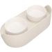 Buy Increased Ceramic Cat Bowls | Double Elevated Feed & Water Bowls | Cervical Spine Protection | Prevents Spilling | International Shipping - Buy Online on GoSupps.com