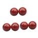 Magiclulu 6 STK Chinese handballs Gymnasium Balls round Chinese health massage balls Chinese relaxing balls muscle roll red Miss Bambus Health care