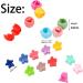 200PCS Kids Hair Bangs Set with Mini Hair Claw Clips - Gift Box Included | Hair Accessories for Girls, Toddlers, Teens - Bean and Flower Design - Buy Online on GoSupps.com