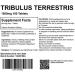 Premium Tribulus Terrestris 1500mg Tablets - 180 Count | UK Made, Pharmaceutical Grade - Buy Online on GoSupps.com