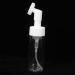 Foaming Bottle with Silicone Brush Head Prevent Water Leakage Convenient Fill Water Round Bottom Press Foaming Pump Transparent Lotion or Facial Cleanser Bottling (100ML) - Buy Online on GoSupps.com