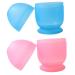 INOOMP Lot De 2 Bols M langeurs De Teinture Pour Cheveux 12 5x7 Cm Petits Shakers Avec chelle Pour Salon De Coiffure Professionnels Usage Beaut
