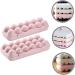 UPKOCH Seasoning Organizer 2pcs plastic egg holder plastic eggs covered egg tray egg organizer re-usable - Buy Online on GoSupps.com
