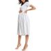 Love2Mi Short-Sleeve Maternity Dress XL - White Grey Stripe | Casual A-Line Midi Pregnant Dress - Buy Online on GoSupps.com