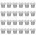 KMOCEPLY 24 pairs of unisex house shoes with a closed toe area non-slip disposable slippers disposable house shoes for guests mass house spa house shoes for family guests hotels at home wedding 42 EU wide white