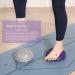 Axinyue 2PC Igelball Massage Balls - Hedgehog Foot Massagers for Stress Relief & Reflexology - Purple & Blue - Buy Online on GoSupps.com