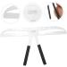 Hemoton Portable Eyebrows Ruler Eyebrow Metal Ruler Eyebrow Tattooing Ruler Balance Stainless Steel - Buy Online on GoSupps.com