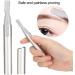 ZJchao Electric Eyebrow Trimmer High Precision Razor for Face Lips Nose with Retractable Blade Multifunctional Design and Washable Silver - Buy Online on GoSupps.com