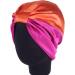 Exceart 3-Piece Satin Silk Sleep Cap Set - Elastic Night Turban - Black & Windy Red Khaki Headgear - Buy Online on GoSupps.com