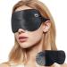 Ewarmer Cordless Heated Eye Mask for Dry Eyes  Real Silk  USB Rechargeable Warming Therapy Dry Eye mask Warmer  Graphene Heating pad Improve Sleep  High Temp Heat  Sound Reminder  Easy to Use