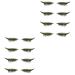 POPETPOP Glitter Eyeliner 8 Pairs False Eyelash Stickers Eyeliner Pencil Fruit Shaped Shower Sponge Creative Eyelash Decals