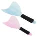 2Pcs Pro Hair Barber Salon Mask Face Hairspray Hairdressing Haircut Eyes Protector Cover for Hair Salon Styling Tools  Pink and Blue