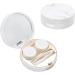 Buy Healvian 2 STK Travel Contact Lens Case Set - Hard Shell Marble Design for Safe Storage - International Shipping Available - Buy Online on GoSupps.com