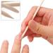 100 Pcs Orange Wood Nail Sticks Double Heads Cuticle Pusher Remover - Manicure Pedicure Tool - Buy Online on GoSupps.com