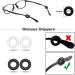 Eyeglass Retainers Eyeglass Nose Pads Silicone Anti-slip Eyeglass Holder Eyeglass Ear Hooks Glasses Grippers Anti-Slip Nose Pads(14 pairs include 4 styles) - Buy Online on GoSupps.com