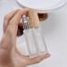 Large Capacity Frosted Glass Spray Bottle - Refillable Travel Perfume & Makeup Container (Brown) | Portable Essential - Buy Online on GoSupps.com