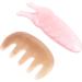 Tovinanna 2 Sets Massage Device - Jade Gua Sha Facial Spatula & Scalp Tool | Pink Massage Board for Scraping & Care - Buy Online on GoSupps.com