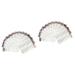 Baluue 24 Pcs Eyebrow Stickers Temporary Eyebrow Imitation Eyebrow 4d Temporary Eyebrows Soy Ink Black 7X1X0.1CMx2pcs Blackx2pcs