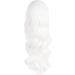 MapofBeauty Charming Long Wavy Hair Wig - Women's Party Full Wig in White - Buy Online on GoSupps.com