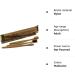 Set of 3 Eco-Friendly Bamboo Toothbrushes - Biodegradable Oral Care Kit - Buy Online on GoSupps.com